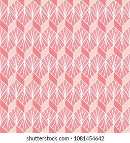 Classic Diamond Art Deco Seamless Pattern. Geometric Stylish Texture. Abstract Retro Vector Texture.