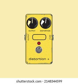 classic distortion guitar effect pedal