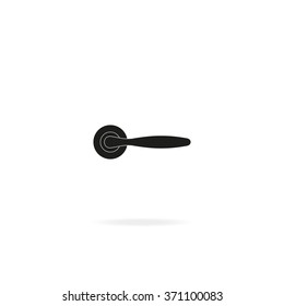 Classic Door Handle Icon. 
