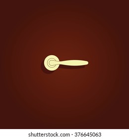 Classic door handle icon.