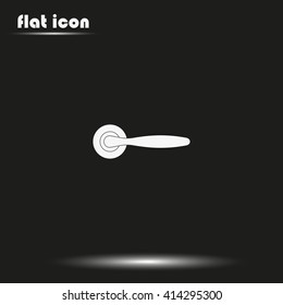 Classic door handle icon.