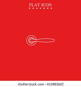 Classic door handle icon.