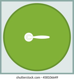 Classic door handle icon.