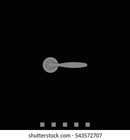 Classic door handle icon.
