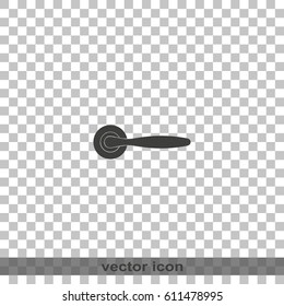Classic door handle icon.