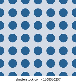 Classic dots abstract monochromatic design seamless patterns. A seamless vector background. blue ornament. Graphic modern pattern. Simple graphic design.