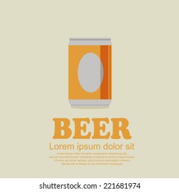 Classic drinks cartoon set,Beer