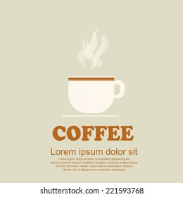 Classic drinks cartoon set,Coffee
