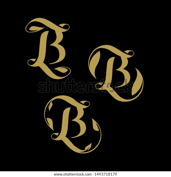 Classic Elegant B Letter Luxury Logo Stock Vector (Royalty Free ...