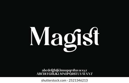 Classic Elegant Modern Serif Lettering Minimal Fashion Logo. Typography decoration fonts for branding, wedding, logos. vector illustration