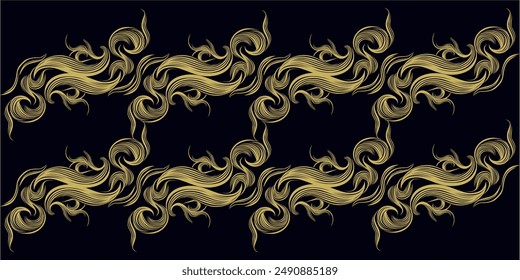 Fondo elegante clásico del adorno del humo y da una sensación de lujo y elegancia