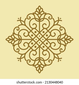 Classic and elegant vector ornament illustration