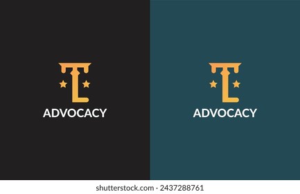Classic emblem symbolizing legal expertise, integrity, and trustworthiness in a timeless vector illustration logo design.