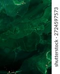 Classic emerald marble stone surface vector design background. Dark green geode wedding invitation. Precious gem card texture. Golden glitter art. Malachite save the date. Elegant luxurious template