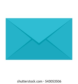 Classic envelope vector illustration in flat style