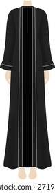 Klassische Abendkleid Vektorgrafik