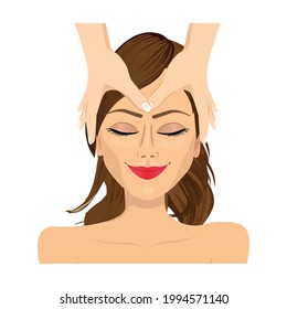 Classic face massage, lifting, lymphatic drainage massage