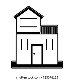 classic family house or home icon image 