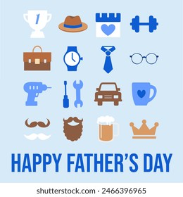 Classic Father's Day Greeting Card Design