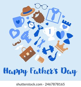 Classic Father's Day Greeting Card Design