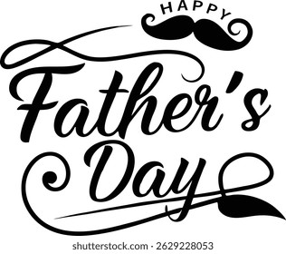 Classic Father's Day Typography Design