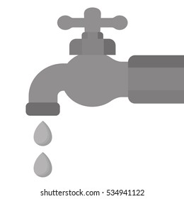 classic faucet icon image vector illustration design 