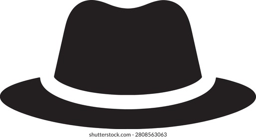 Classic fedora hat, stylish headwear, elegant accessory, vintage fashion.