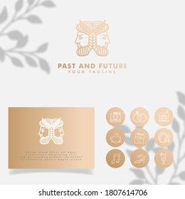 CLASSIC FEMININE MINIMALIST LOGO EDITABLE TEMPLATE