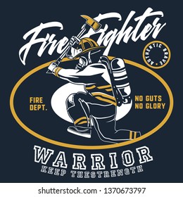 classic firefighter man