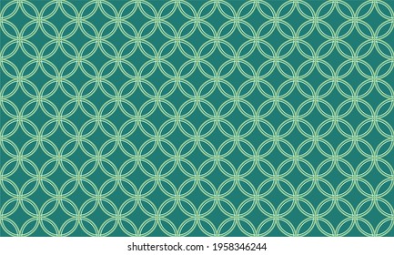 Classic Firenze tile geometric pattern. Classic mosaic geometric background. Monochrome tile. Template for your design of tile, wallpapers, stained glass windows, fabric, textile. Vector illustration