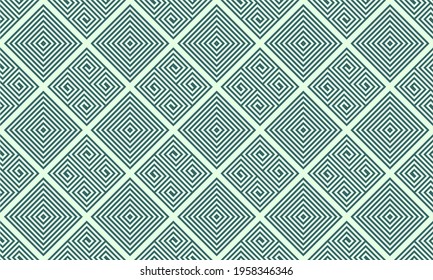 Classic Firenze tile geometric pattern. Classic mosaic geometric background. Monochrome tile. Template for your design of tile, wallpapers, stained glass windows, fabric, textile. Vector illustration