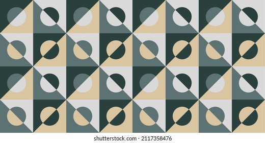 Classic Firenze tile geometric pattern. Mosaic geometric background. Abstract Vector illustration. Template for your design of tile, wallpaper, stained glass window, fabric, textile, fashion, carpet. 