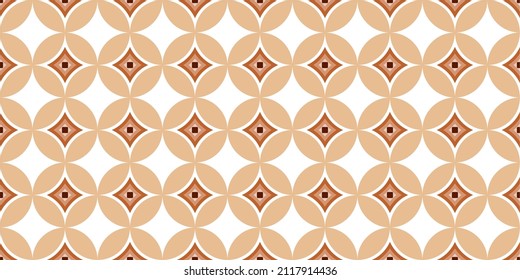 Patrón geométrico de azulejo clásico de Firenze. Fondo geométrico mosaico. Resumen Ilustración del vector. Plantilla para su diseño de baldosas, papel pintado, alfombra, diseño interior, tela, textil, moda, alfombra. 