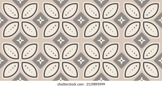 Classic Firenze tile geometric pattern. Italian geometric background. Abstract Vector illustration. Template for your design of tile, wallpaper, rug, interior design, fabric, textile, fashion, carpet