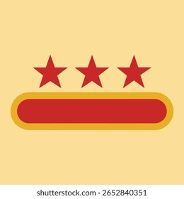 Classic Five Star Quality Bar Rating Design