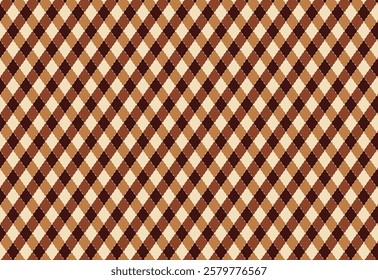 classic flanel diamond pattern, classic red color, white Lumberjack or flanel pattern, paper pattern, seamless plaid pattern vector. Retro background fabric. Vintage color geometric texture,