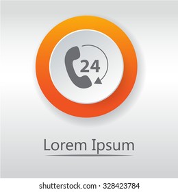 Classic flat icon. Vector. Telephone receiver vector icon. phone icon