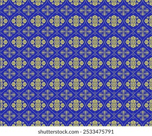 Classic Floral damask seamless pattern, Vector Illustration, elegant for Textile, Fabric, decoration, Interior, Wall paper, bedding, vintage, Luxury 