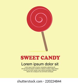 Classic food cartoon set,sweet candy