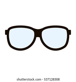 classic frame glasses icon image vector illustration design 