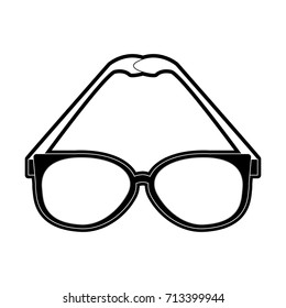 classic frame glasses icon image 