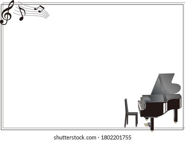 Classic frame - Grand piano image 