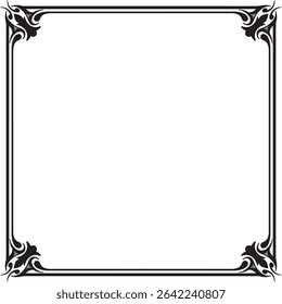 Classic Frame Ornament Vector Design