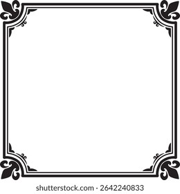 Design clássico do vetor do ornamento do quadro