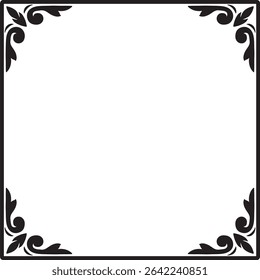 Classic Frame Ornament Vector Design