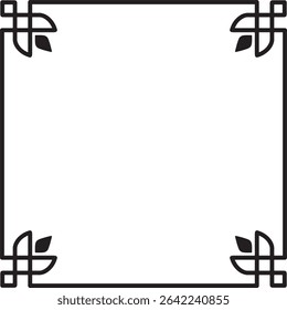 Diseño de Vector de adorno de marco clásico