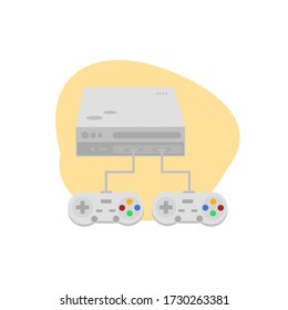 Classic game console icon vektor illustration