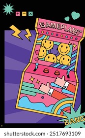 Los carteles clásicos de la consola de juegos son divertidos