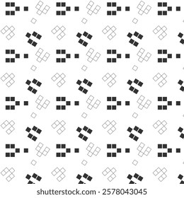 Classic game pattern vector featuring retro-inspired designs. Perfect for gaming-themed projects, backgrounds, and digital art. High-quality, scalable, and ideal for creative and nostalgic designs.