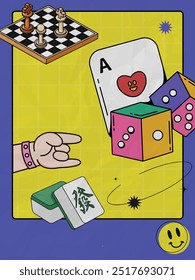 Klassische Spieleplakate machen Spaß